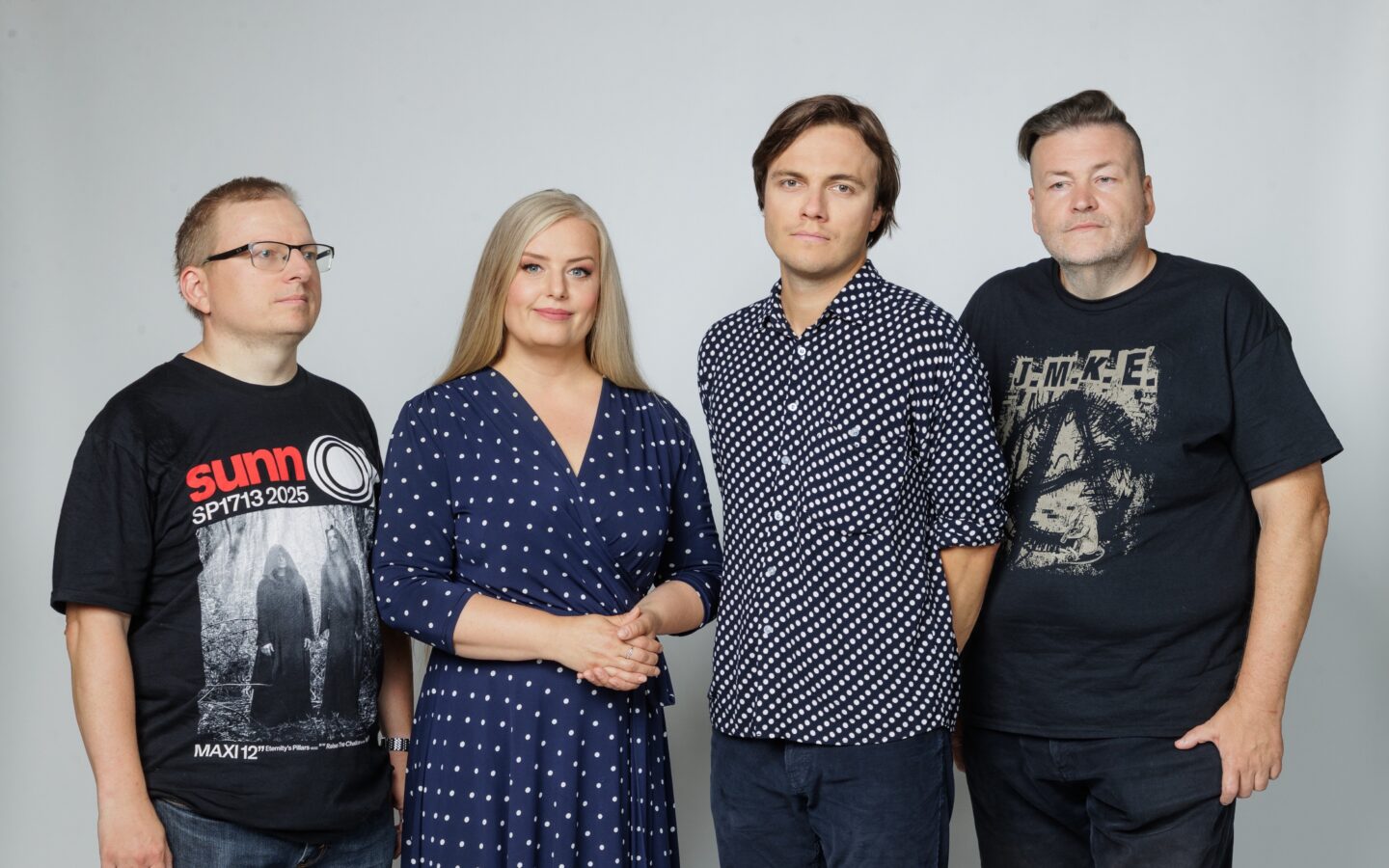 Juri Kallas, Ingrid Peek, Sander Varusk ja Tristan Priimagi